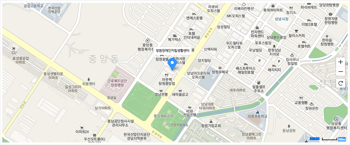 창원장애인자립생활센터 오시는 길